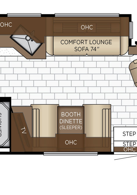 2025 bay star floor plan 3014 dinette