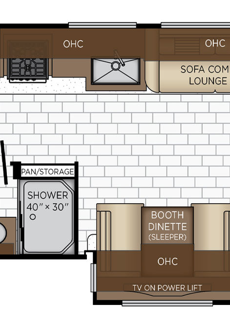 2025 bay star floor plan 3225 dinette
