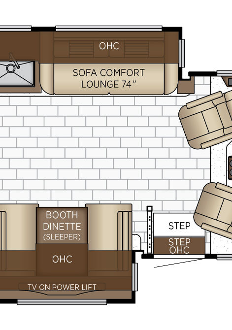 2025 bay star floor plan 3423 cabin