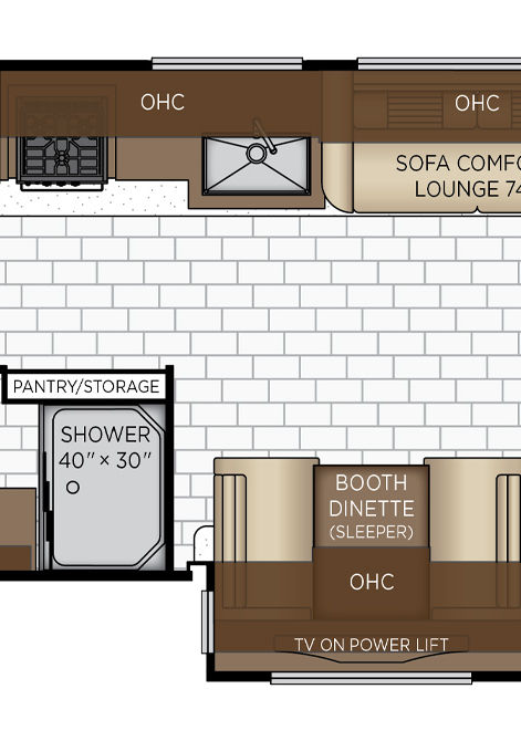 2025 bay star floor plan 3225 dinette