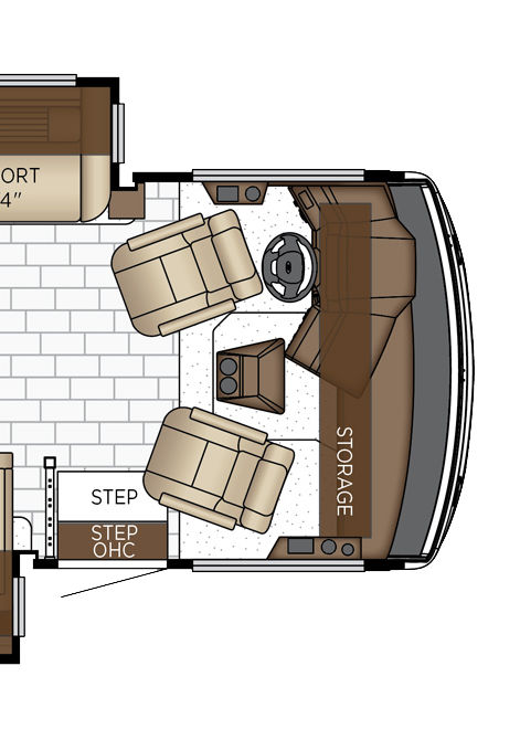 2025 bay star floor plan 3423 cockpit