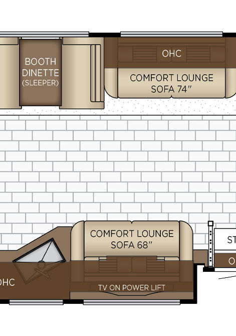 2025 bay star floor plan 3626 cabin