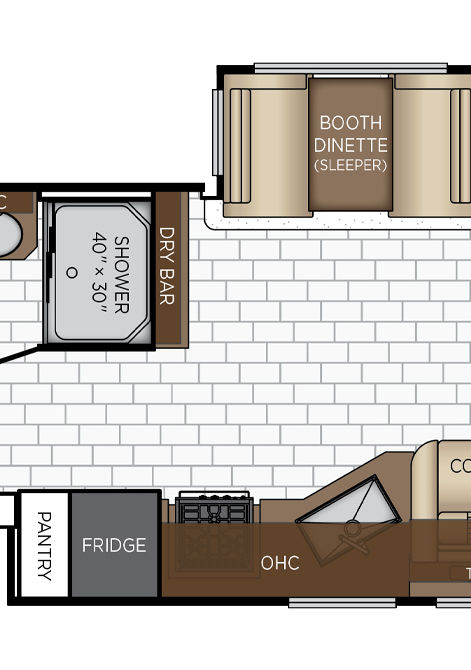 2025 bay star floor plan 3618 dinette