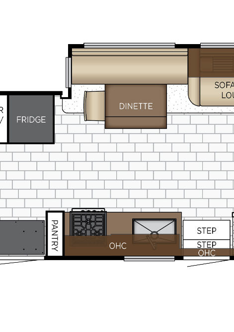2025 bay star floor plan 3811 dinette