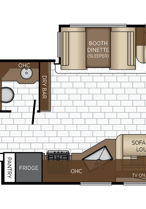 2025 bay star floor plan 3811 dinette