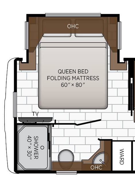 2025 bay star sport floor plan 2813 bedroom