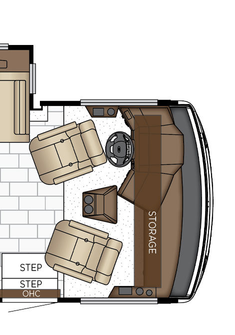 2025 bay star sport floor plan 2813 cockpit