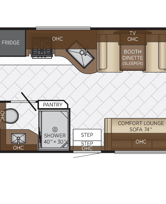 2025 canyon star floor plan 3947 dinette
