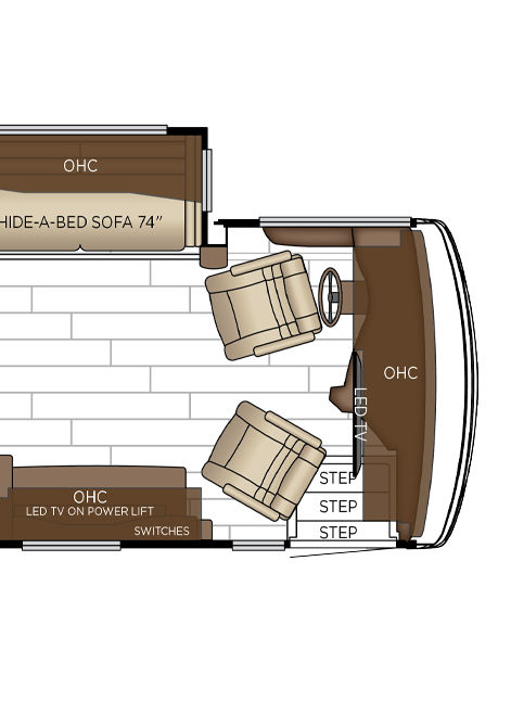 2025 dutch star floor plan 4311 cockpit