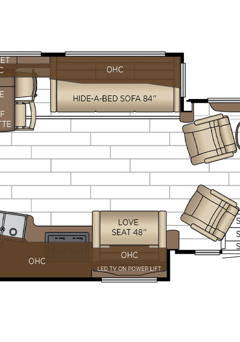 2025 dutch star floor plan 4340 cabin