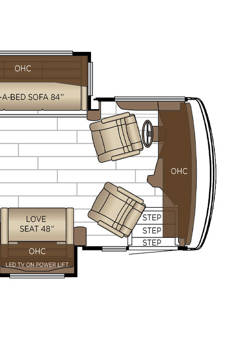 2025 dutch star floor plan 4340 cockpit
