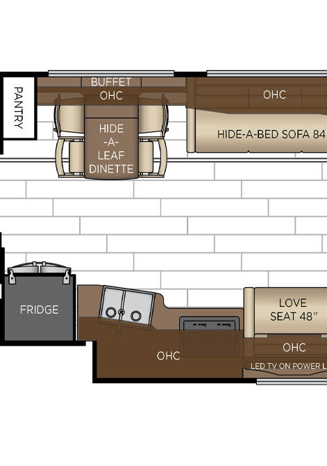 2025 dutch star floor plan 4340 dinette