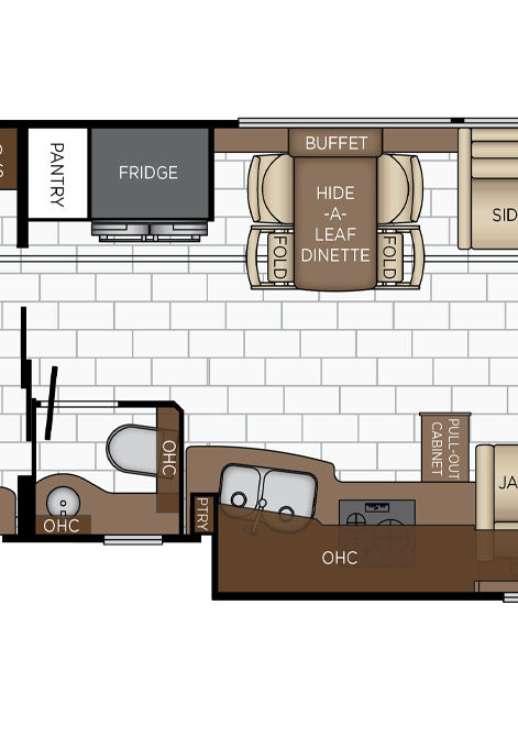 2025 essex floor plan 4551 galley & dinette