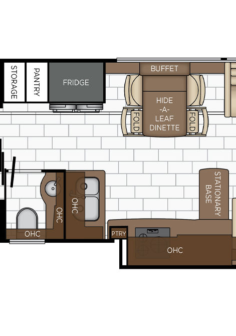 2025 essex floor plan 4569 galley & dinette