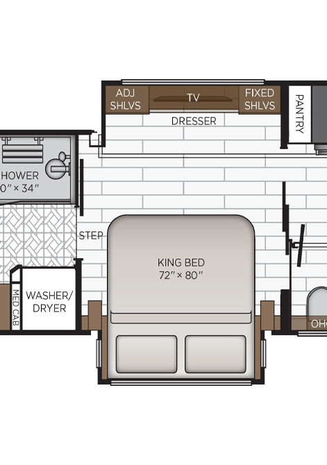 2025 king aire floor plan 4521 bedroom