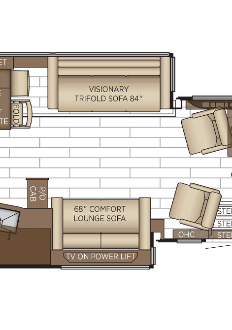 2025 king aire floor plan 4531 cabin