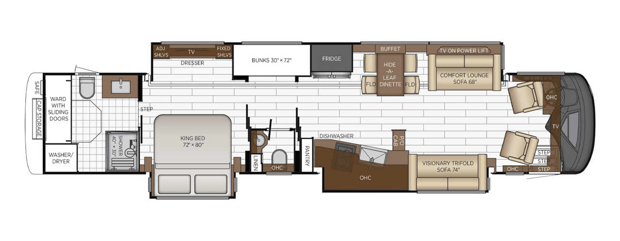 2025 king aire floorplan 4558
