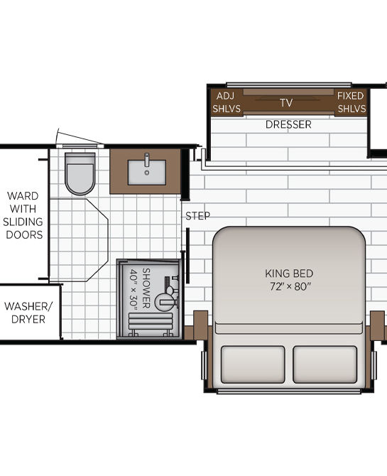 king aire 4558 bedroom