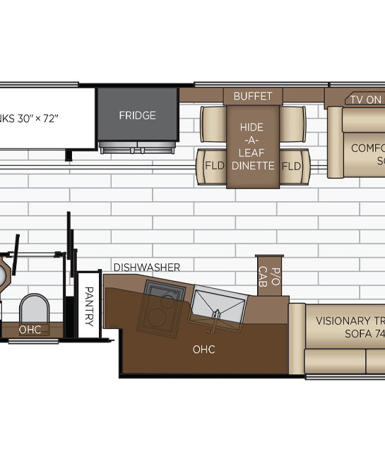 king aire 4558 dinette