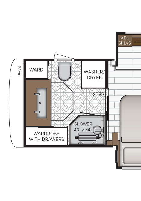 2025 king aire floor plan 4596 storage