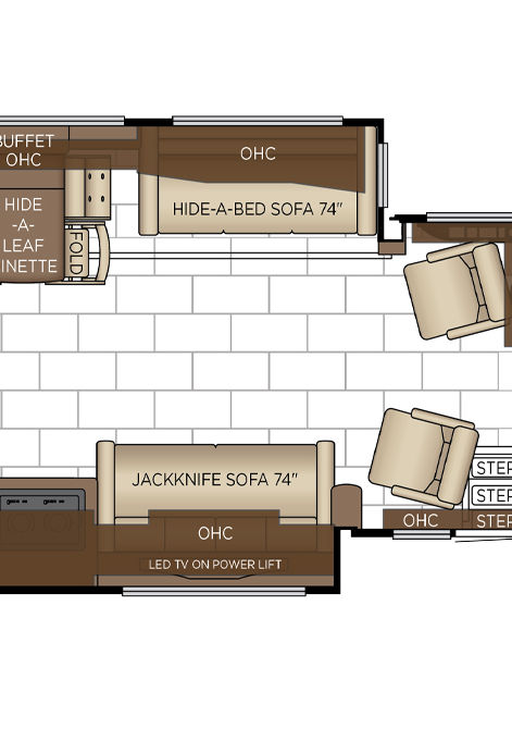 2025 london aire floor plan 4535 cabin