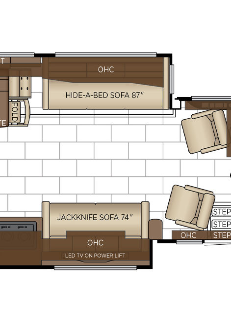 2025 london aire floor plan 4595 cabin