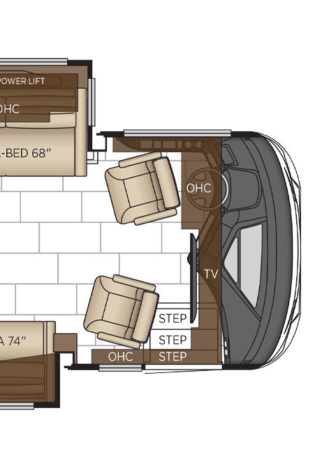 2025 mountain aire floor plan 3823 cockpit