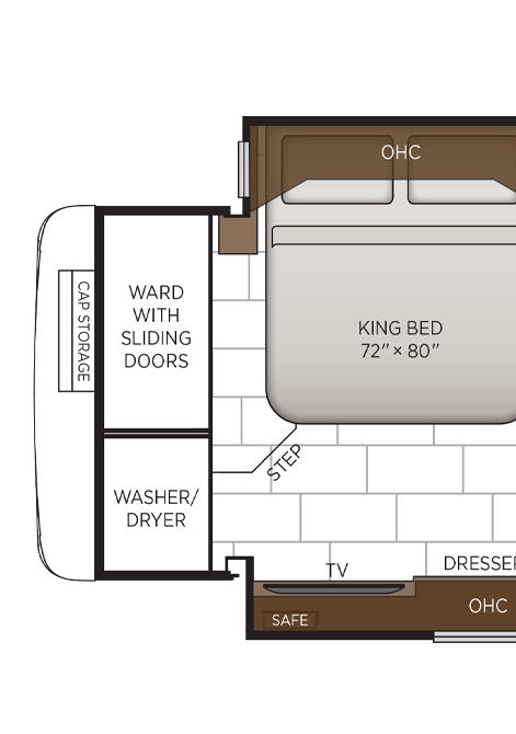 2025 mountain aire floor plan 3823 storage