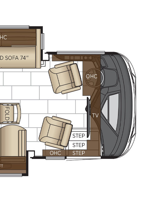 2025 mountain aire floor plan 3825 cockpit