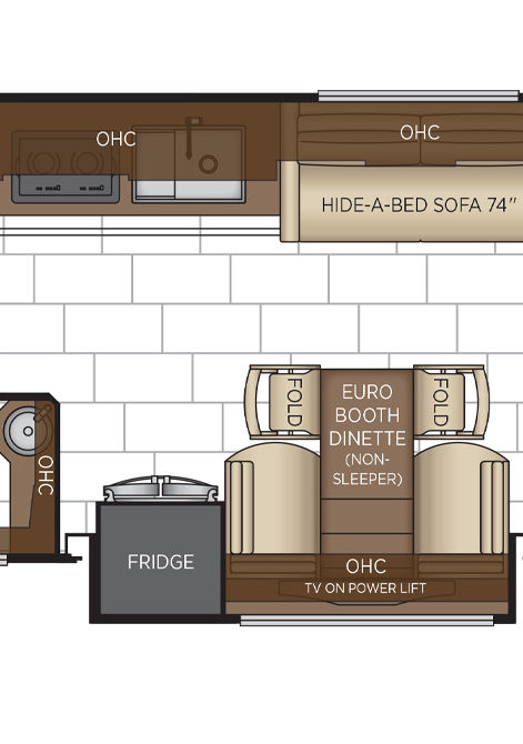 2025 mountain aire floor plan 3825 dinette