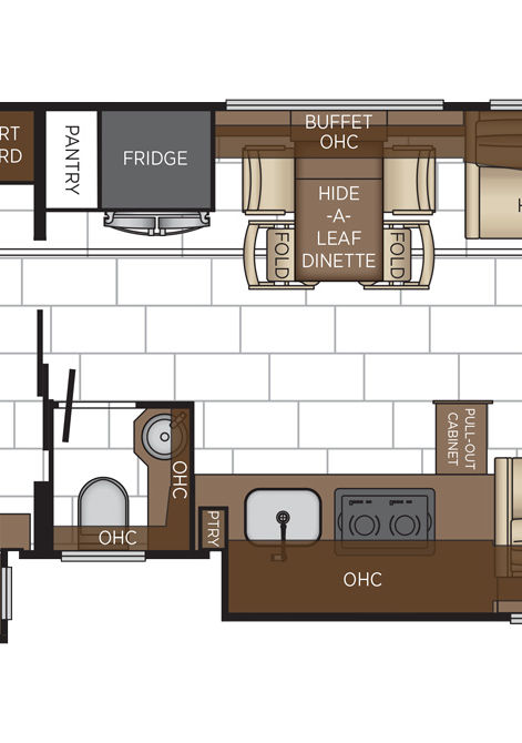 2025 mountain aire floor plan 4118 dinette