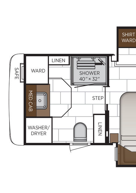 2025 mountain aire floor plan 4118 storage