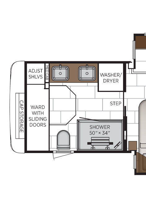 2025 mountain aire floor plan 4551 storage