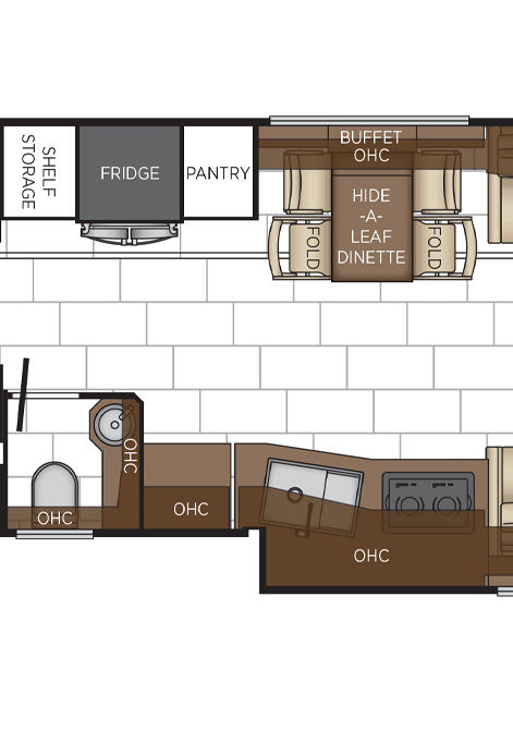 2025 mountain aire floor plan 4595 dinette