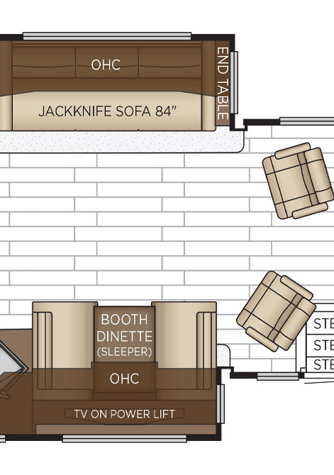 2025 northern star floor plan 3418 cabin