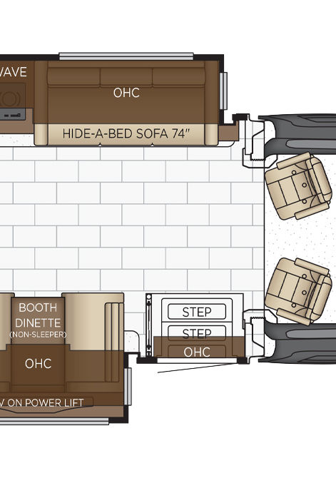 2025 super star floor plan 3729 cabin