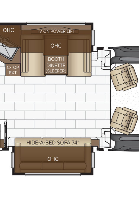2025 super star floor plan 3731 cabin