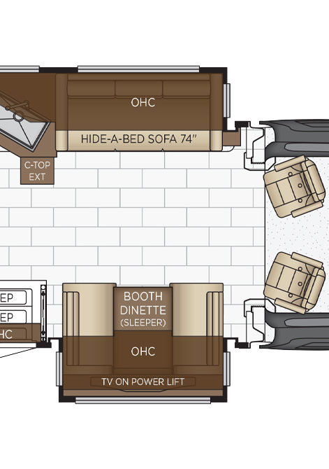 2025 super star floor plan 4059 cabin
