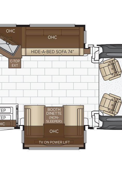 2025 super star floor plan 4065 cabin
