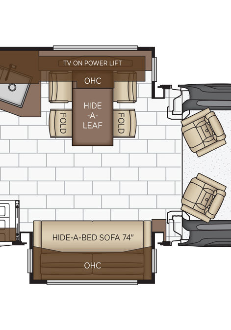 2025 supreme aire floor plan 4051 cabin