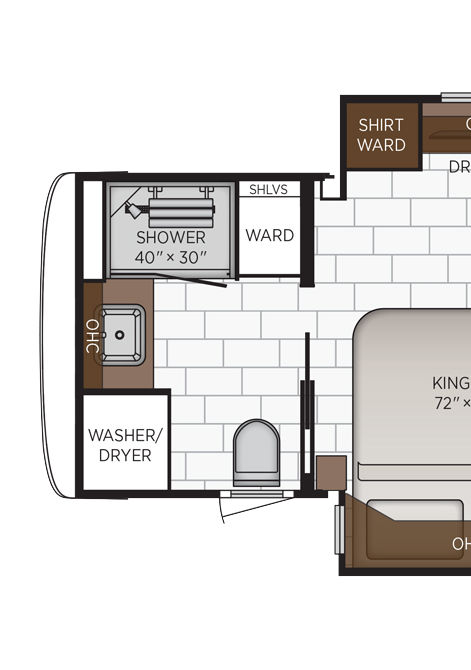 2025 supreme aire floor plan 4051 storage