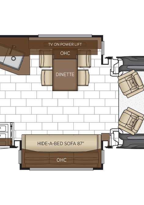 2025 supreme aire floor plan 4504 cabin