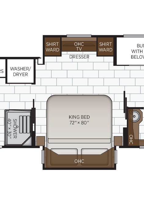 2025 supreme aire floor plan 4509 bedroom