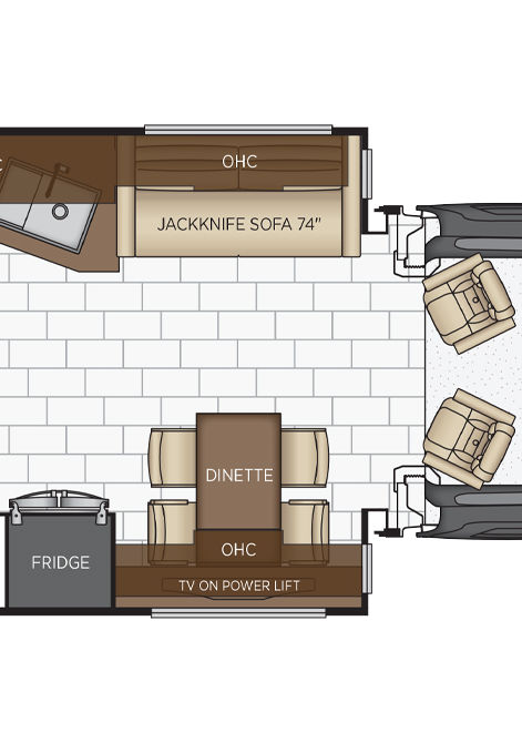 2025 supreme aire floor plan 4509 cabin