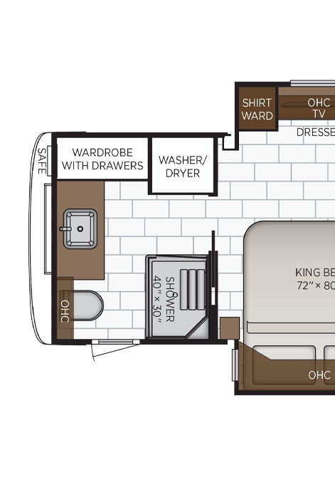 2025 supreme aire floor plan 4509 storage