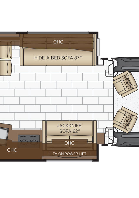 2025 supreme aire floor plan 4530 cabin