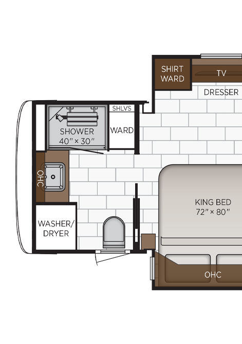 2025 supreme aire floor plan 4530 storage