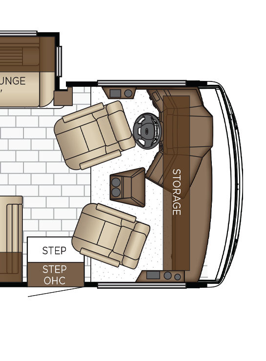 2026 Bay Star 3114 Cockpit Floor Plan