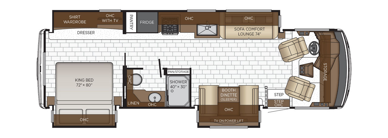 2026 Newmar Bay Star 3225 floor plan