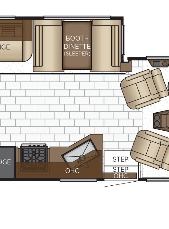2026 Bay Star 3609 Cabin Floor Plan